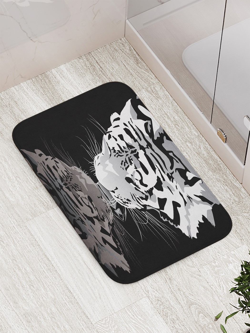 

Коврик противоскользящий для ванной, сауны, бассейна, 77х52 см bath_75634 JoyArty