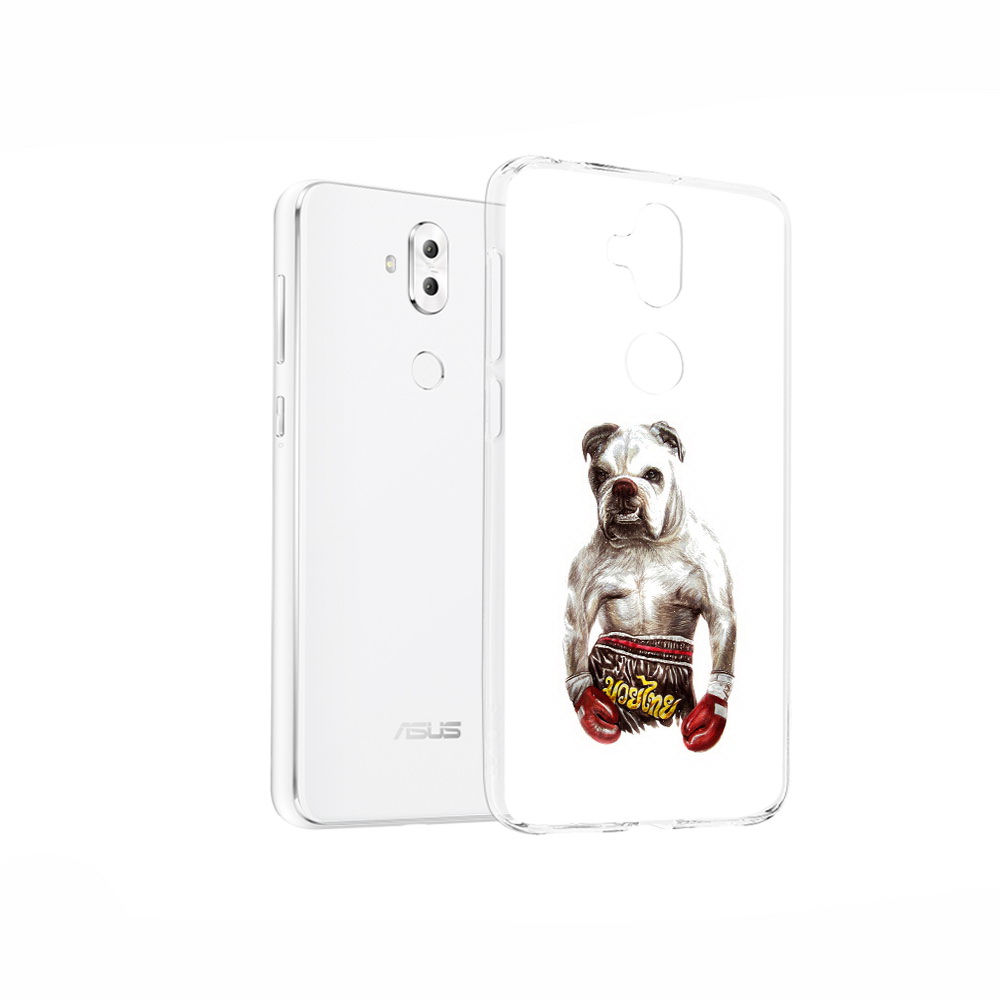 

Чехол MyPads Tocco для Asus ZenFone 5 Lite (ZC600KL) боксер, Прозрачный, Tocco