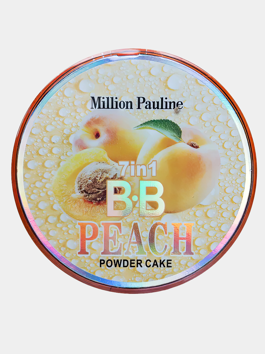 

Пудра для лица Million Pauline Двойная BB тон 03 7in1 с экстрактом персика 24г, М-D01769