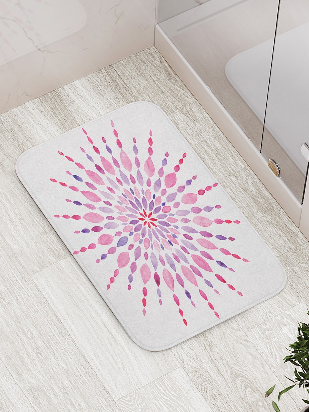 

Коврик противоскользящий для ванной, сауны, бассейна, 77х52 см bath_75630 JoyArty