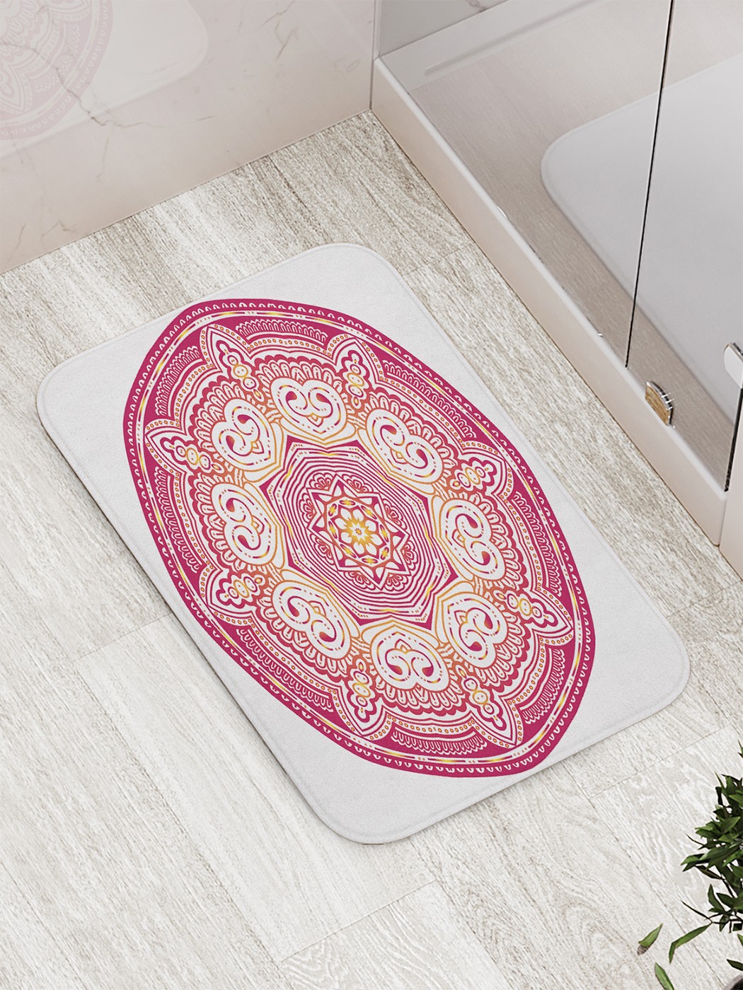 

Коврик противоскользящий для ванной, сауны, бассейна, 77х52 см bath_75627 JoyArty