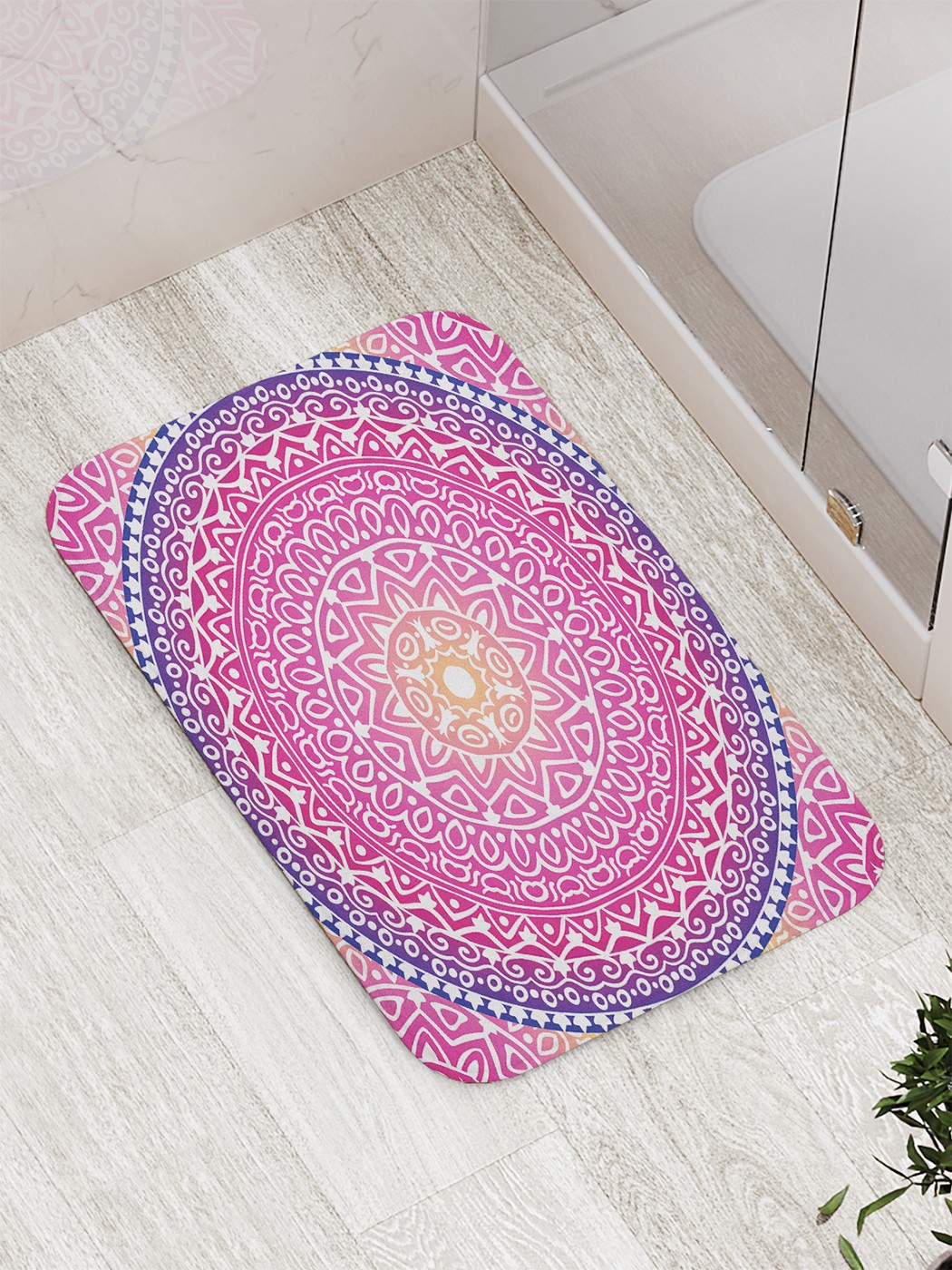 

Коврик противоскользящий для ванной, сауны, бассейна, 77х52 см bath_75622 JoyArty