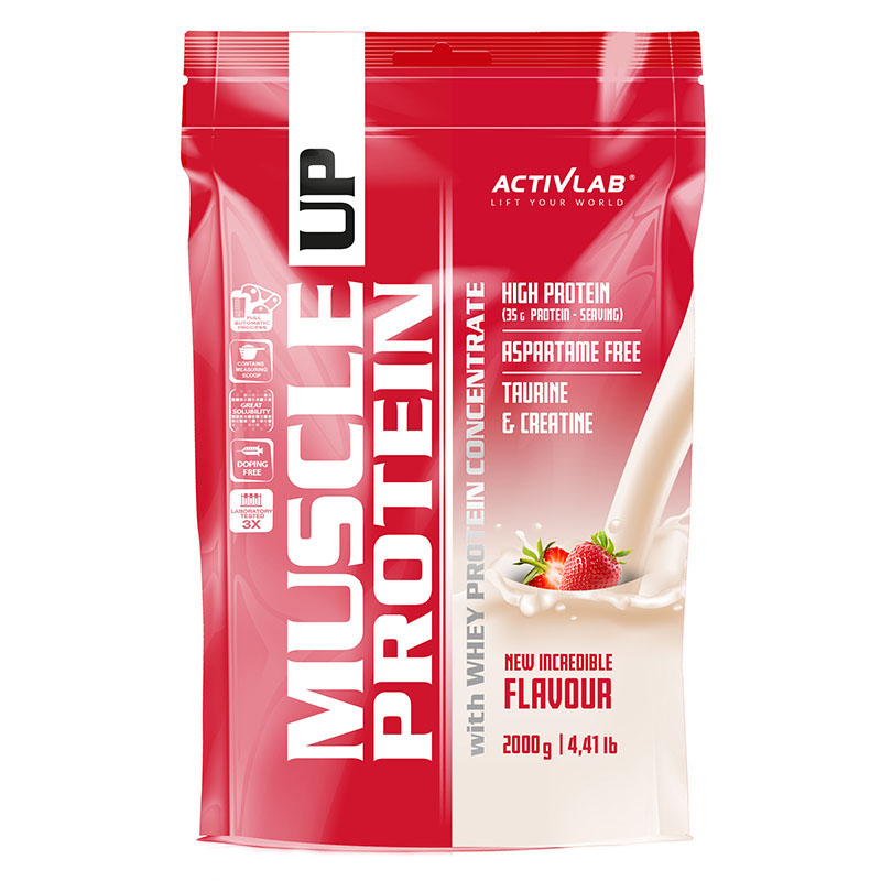 фото Протеин activlab muscle up protein, 2000 г, клубника