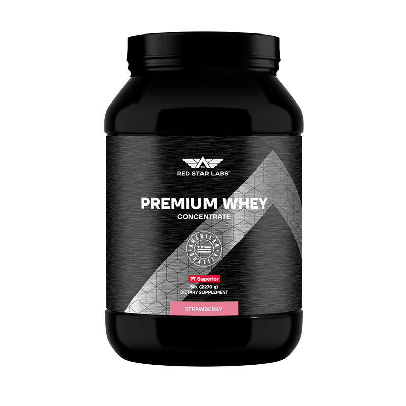 фото Протеин red star labs premium whey concentrate, 2270 г, strawberry