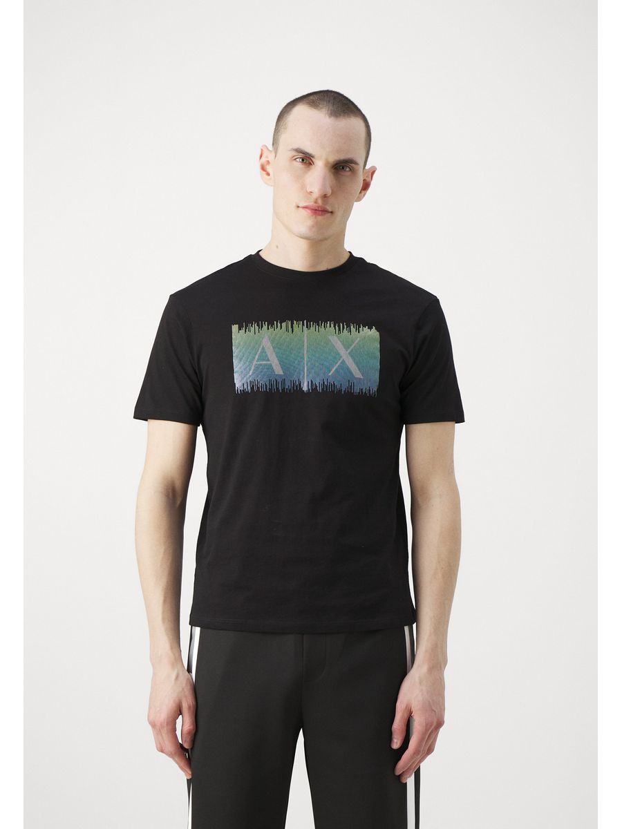 

Футболка мужская Armani Exchange ARC22O0G0 черная S, Черный, ARC22O0G0