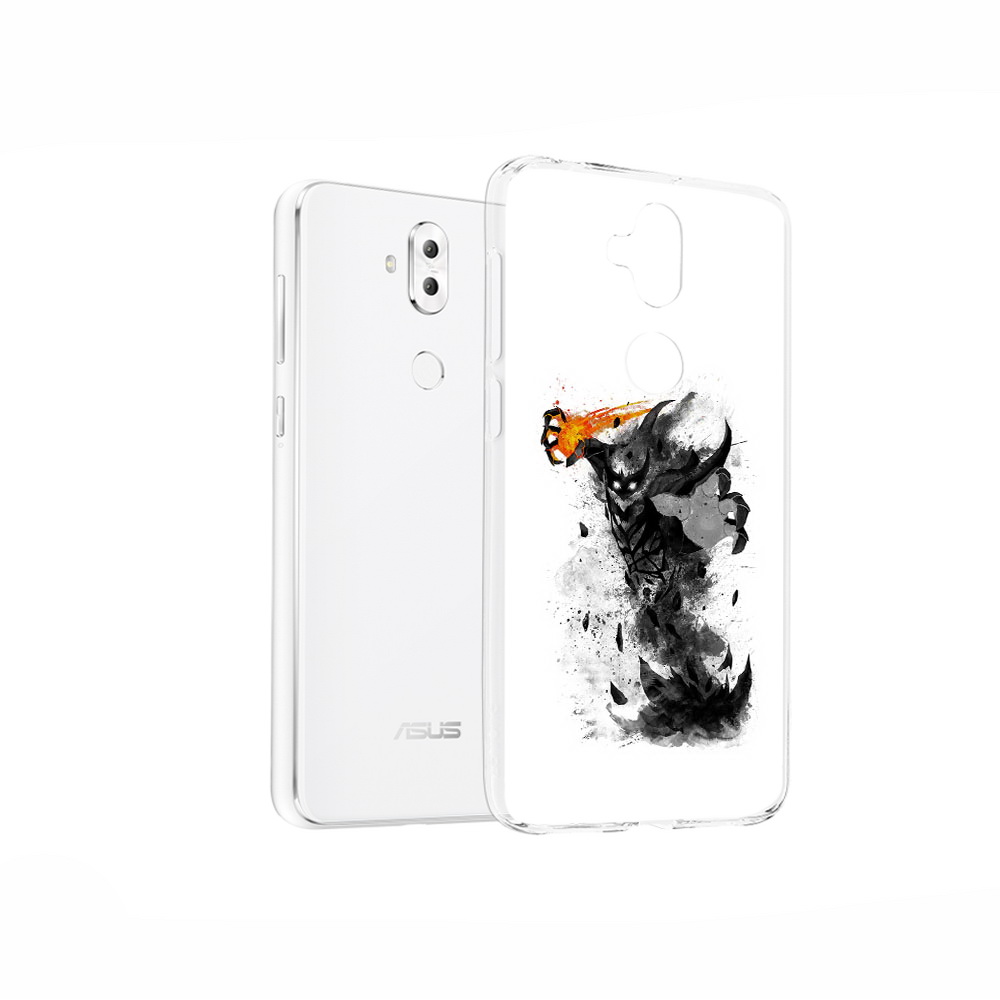 

Чехол MyPads Tocco для Asus ZenFone 5 Lite (ZC600KL) nevermore черно белый, Прозрачный, Tocco
