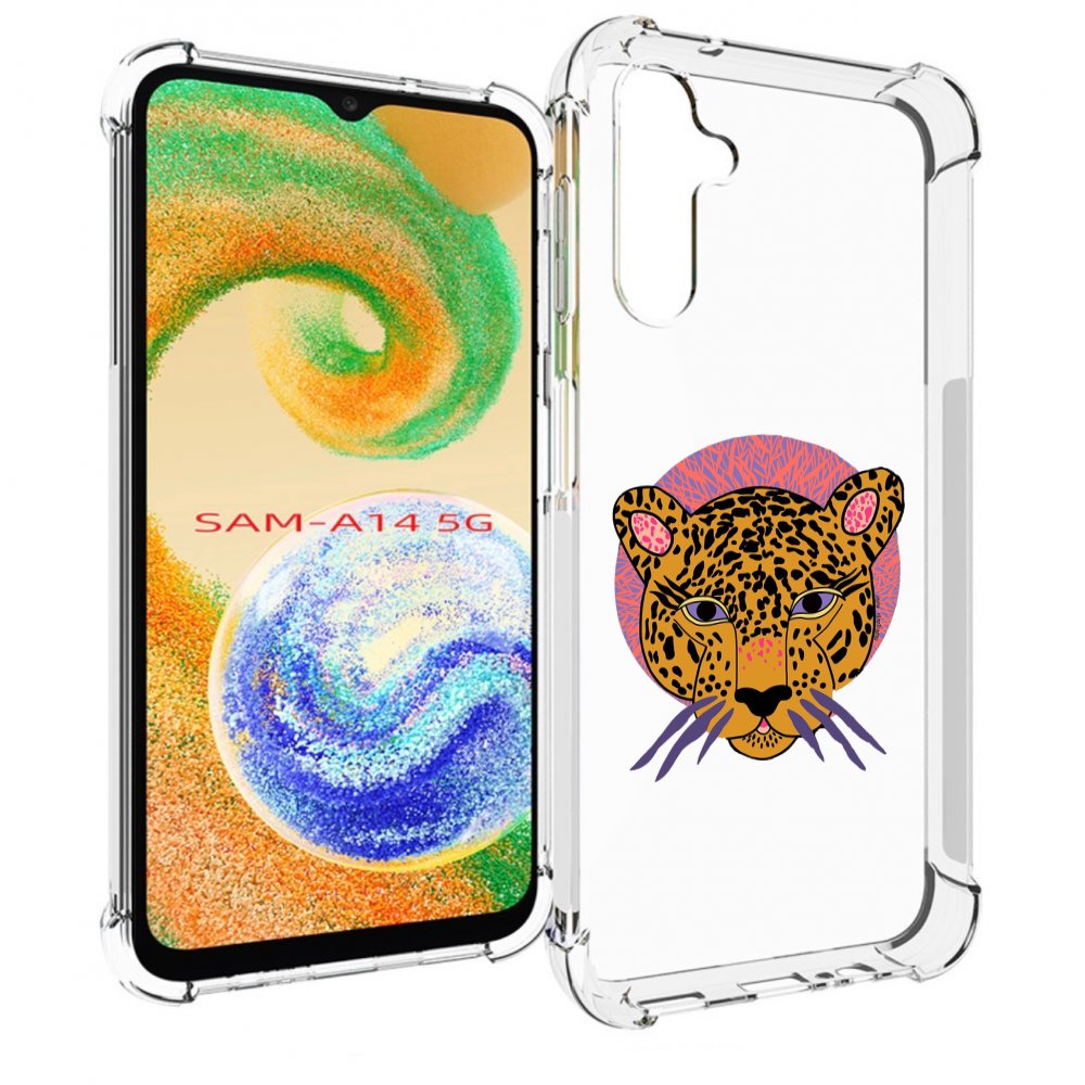 

Чехол MyPads тигр-в-кругу для Samsung Galaxy A14 5G, Прозрачный, Tocco