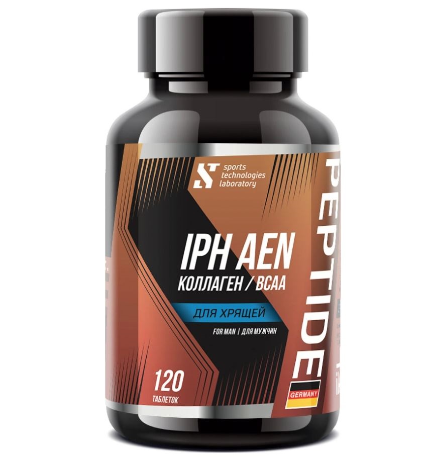 фото Аминокислотный комплекс sport's technologies laboratory iph aen bcaa collagen, 120 табл.