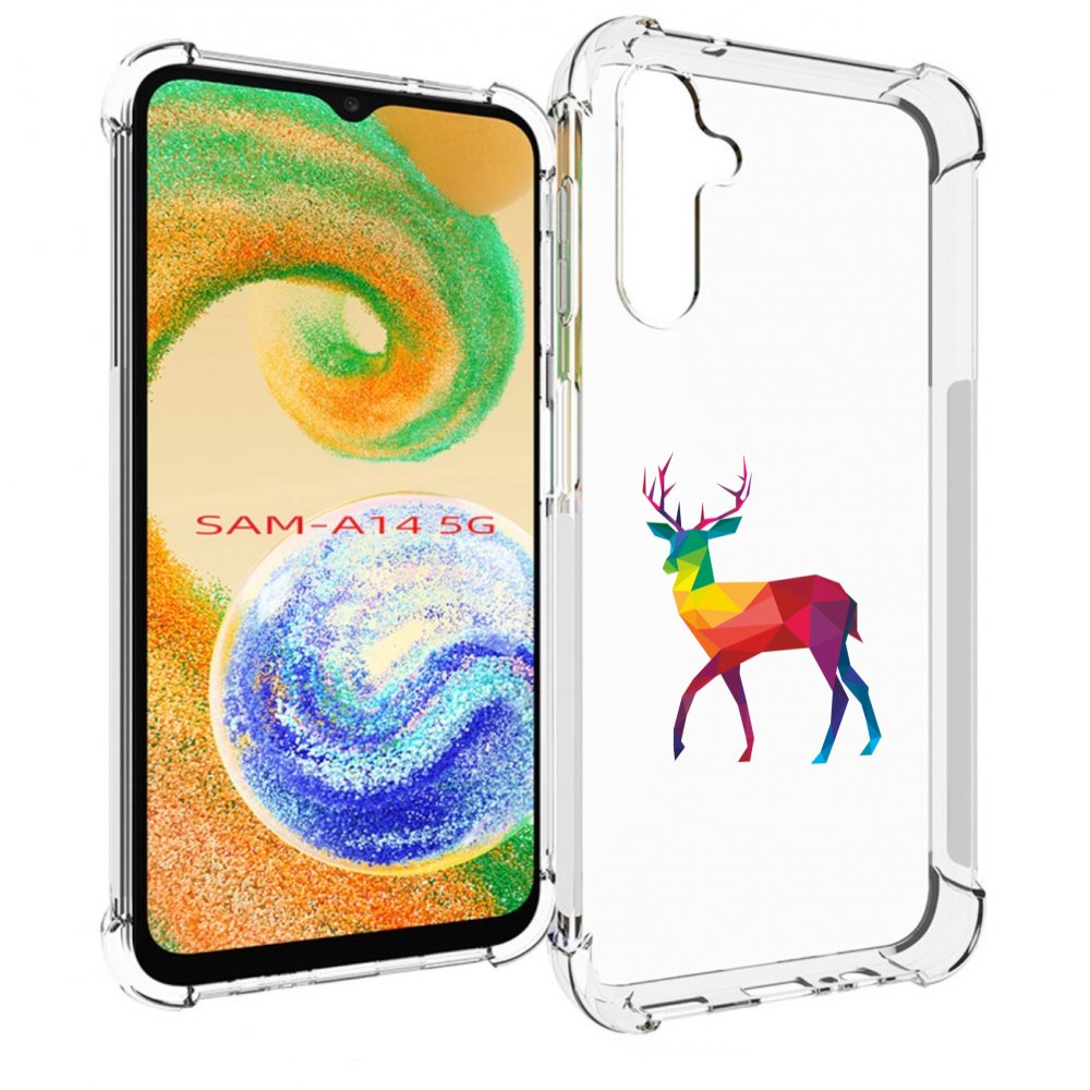 

Чехол MyPads геометрический олень для Samsung Galaxy A14 5G, Прозрачный, Tocco