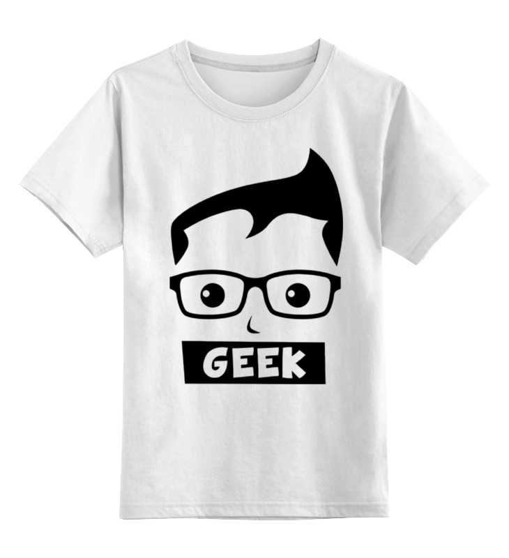 

Детская футболка Printio Geek гик цв.белый р.152, 0000000723855