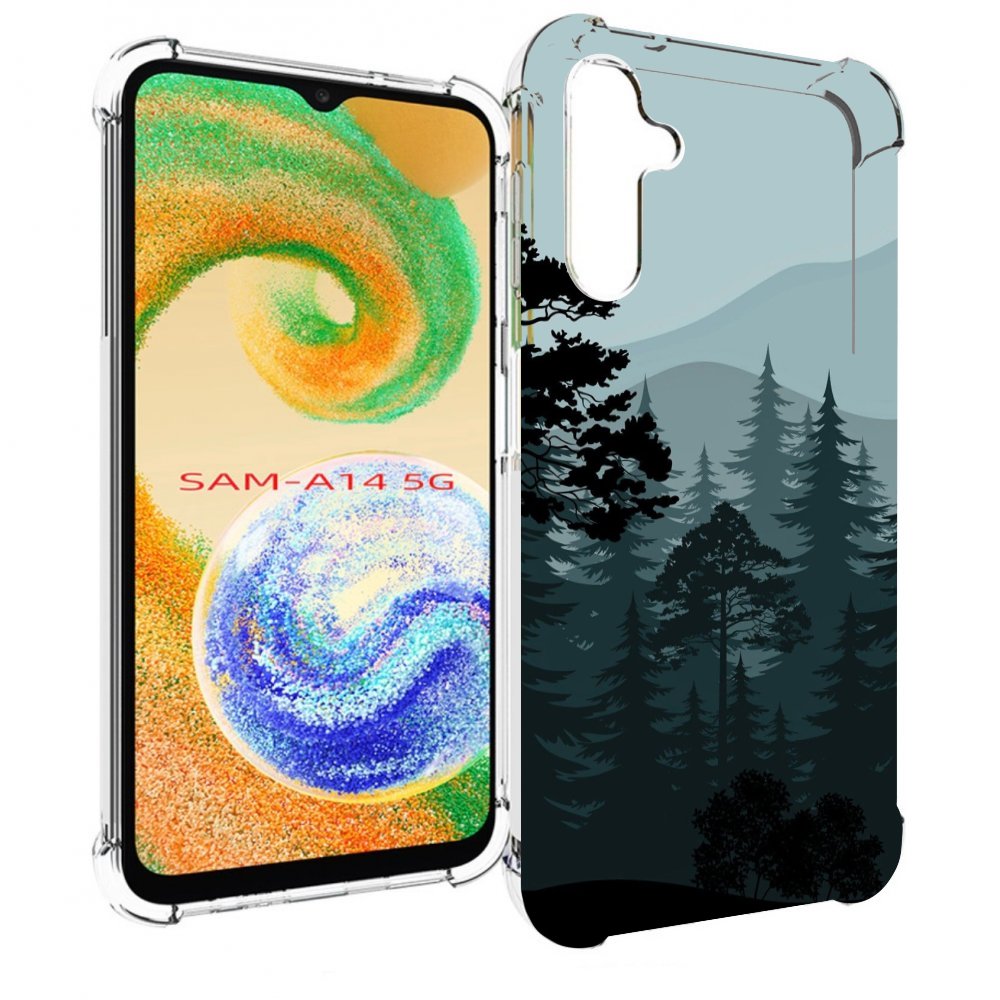

Чехол MyPads темный лесочек для Samsung Galaxy A14 5G, Прозрачный, Tocco