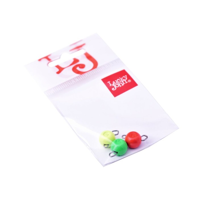 

Груз-головки разборные Lucky John BALL RGY MIX1 06.0г 3шт, Разноцветный, Ball Rgy Mix1