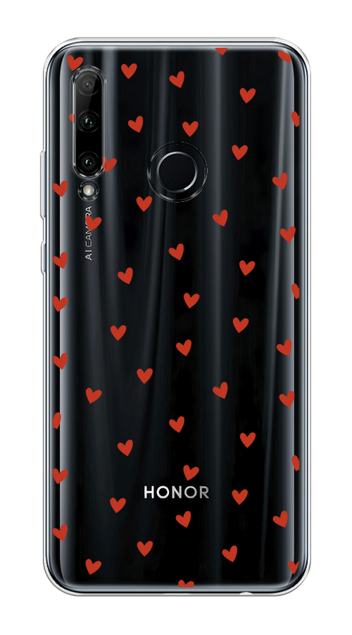 

Чехол на Honor 20e "Red hearts", Красный;прозрачный, 6104150-1