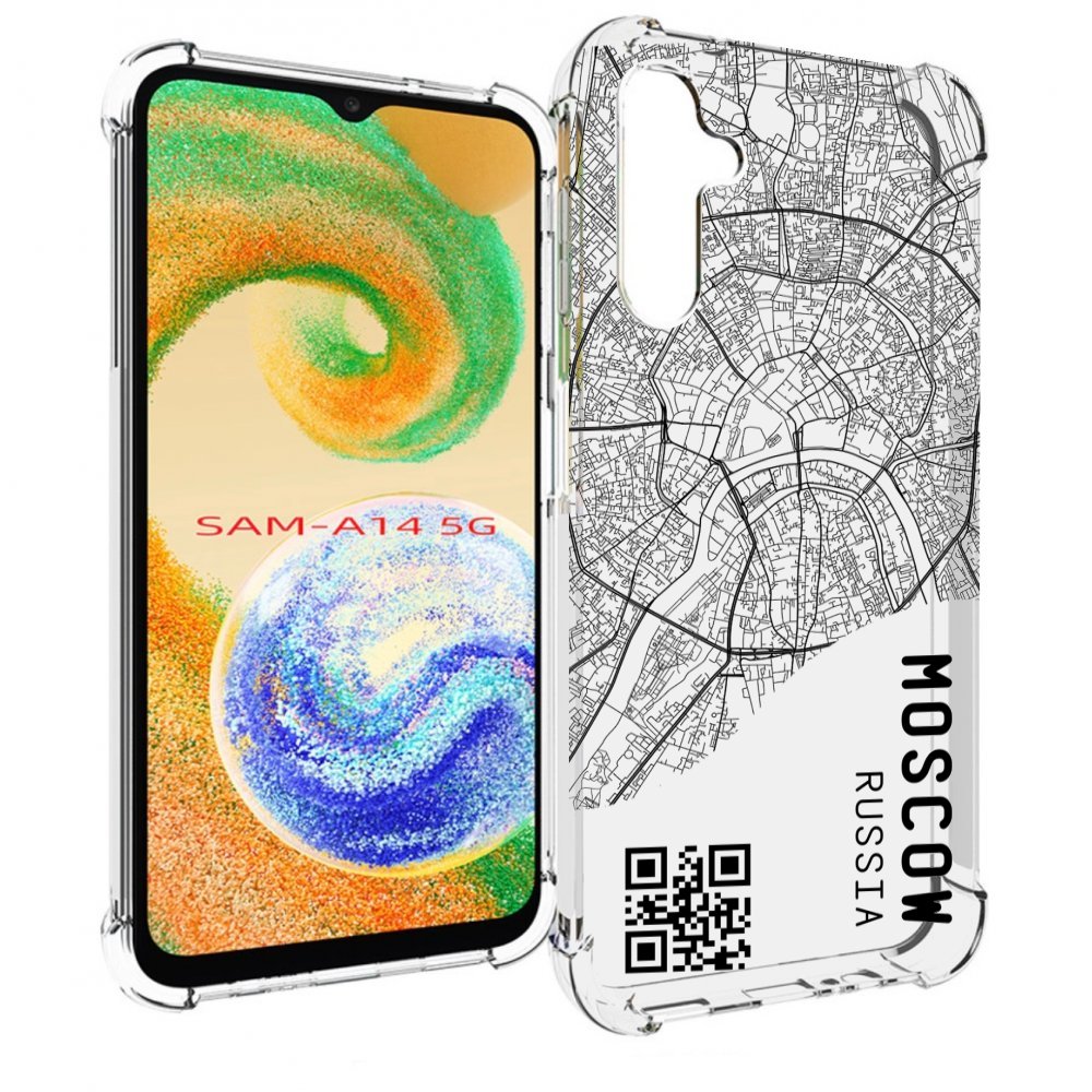 

Чехол MyPads схема-москва для Samsung Galaxy A14 5G, Прозрачный, Tocco