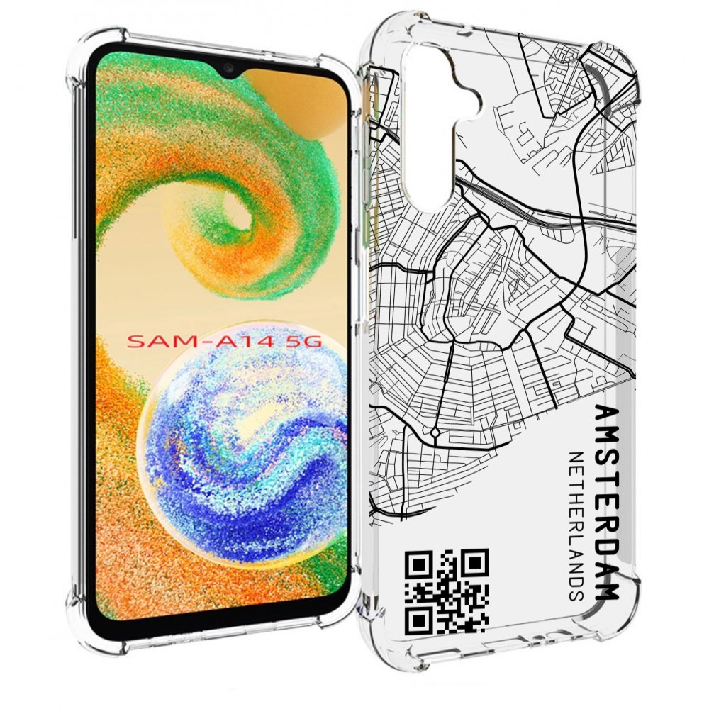 

Чехол MyPads схема-амстердам для Samsung Galaxy A14 5G, Прозрачный, Tocco