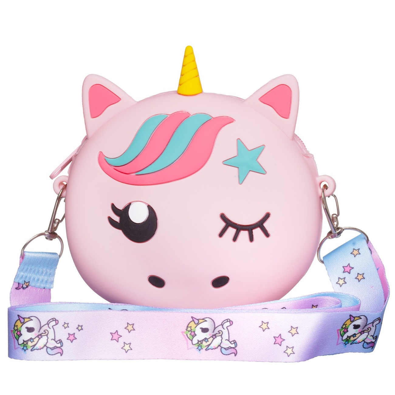 

Сумочка для девочки Abtoys Единорог розовый, 12см BGS0008