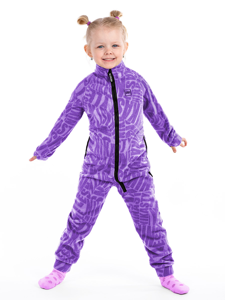 Комбинезон детский NIKASTYLE 8т8023, фиолетовый, 110