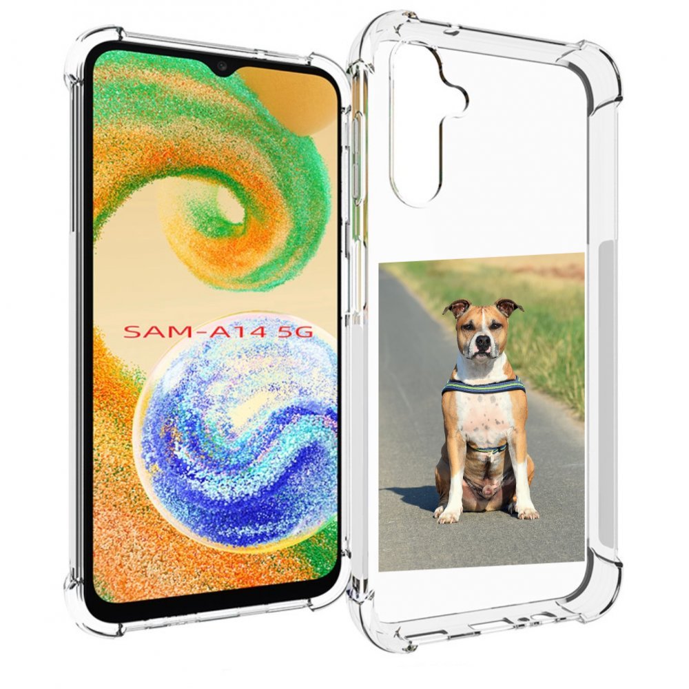 

Чехол MyPads стаффорд терьер для Samsung Galaxy A14 5G, Прозрачный, Tocco