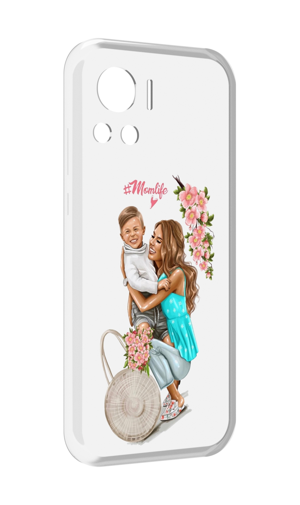 

Чехол MyPads Momlife для Motorola Edge 30 Ultra, Прозрачный, Tocco