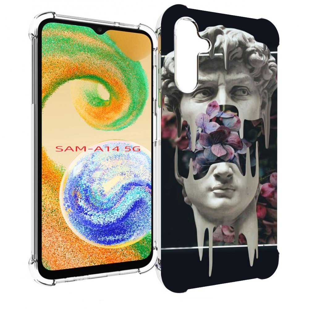 

Чехол MyPads статуя-с-цветами-внутри для Samsung Galaxy A14 5G, Прозрачный, Tocco