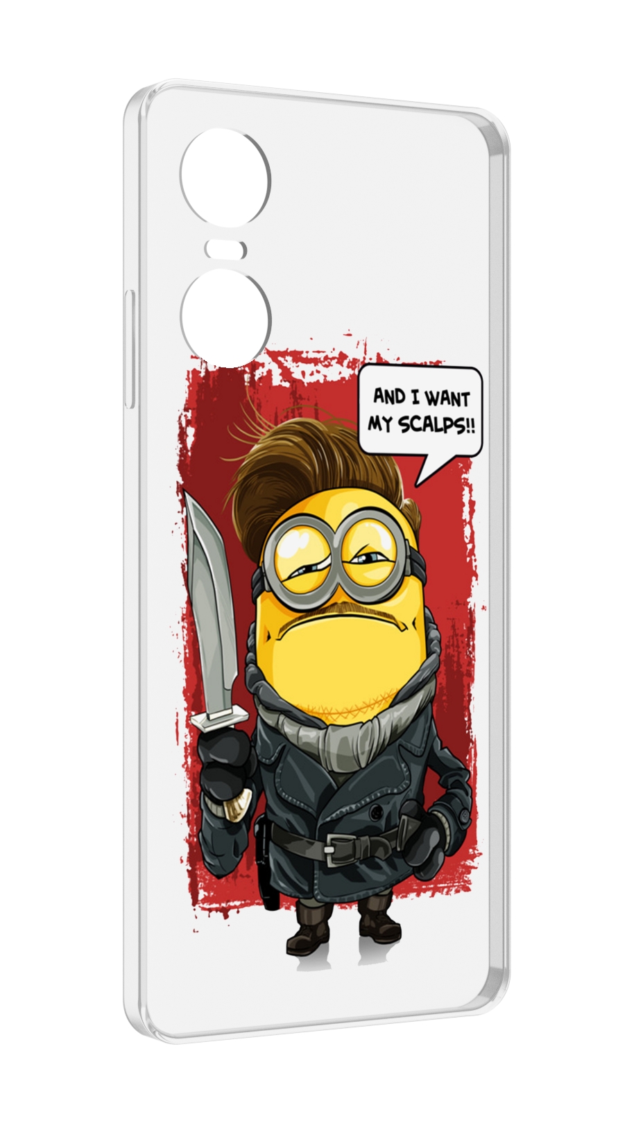 

Чехол MyPads миньон убийца для Tecno Pop 6 Pro, Прозрачный, Tocco