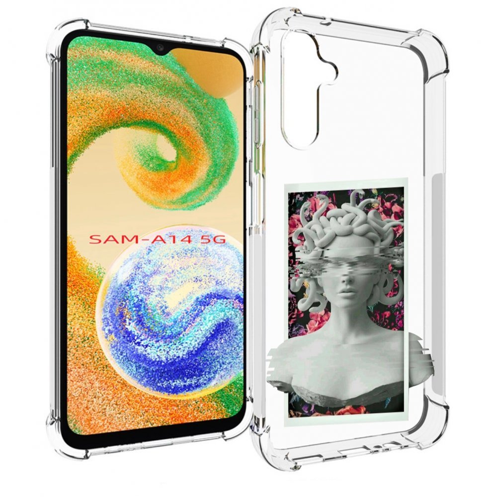

Чехол MyPads статуя-медузы для Samsung Galaxy A14 5G, Прозрачный, Tocco