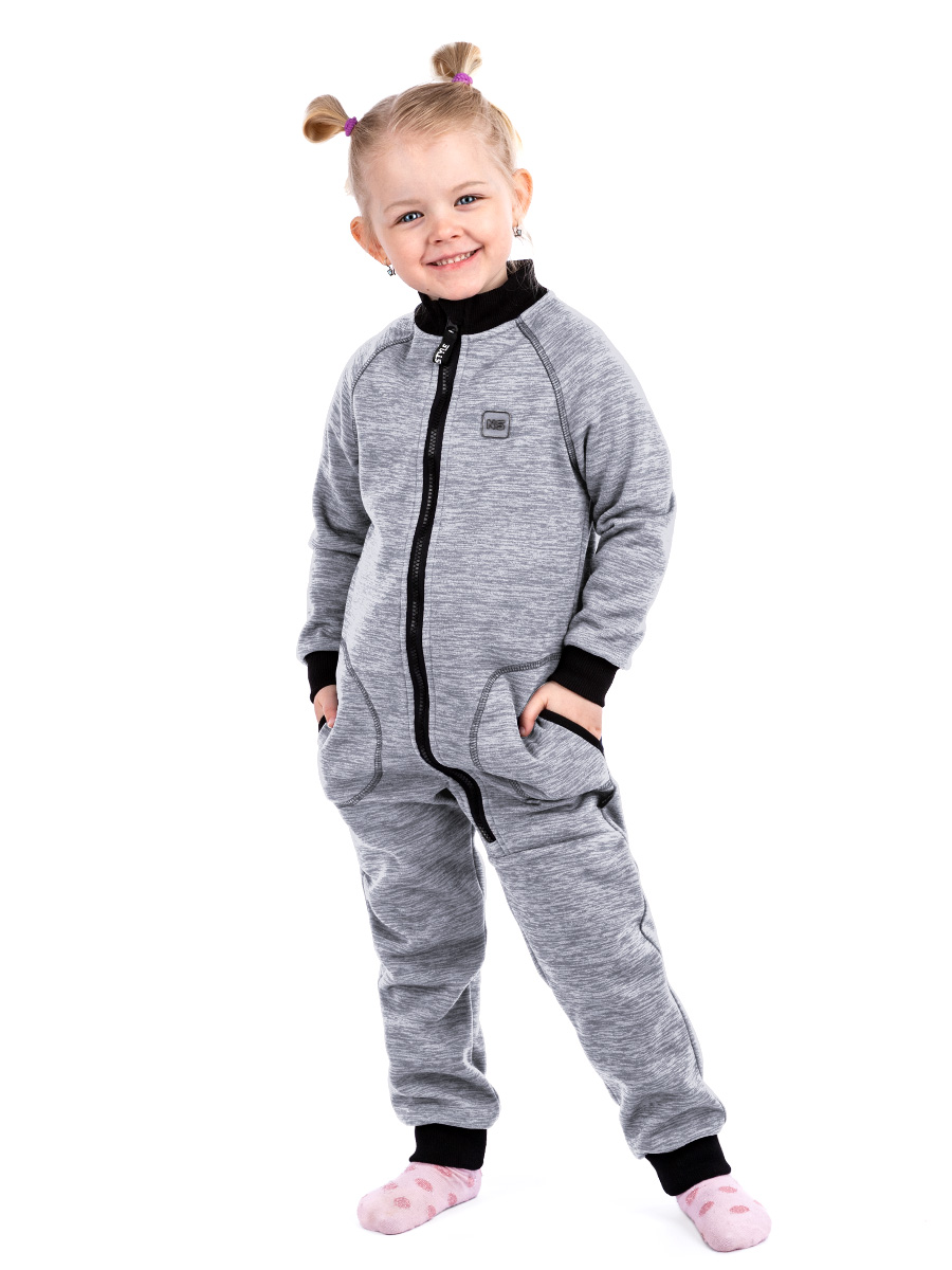 

Комбинезон детский NIKASTYLE 8т7523, серый, 116, 8т7523