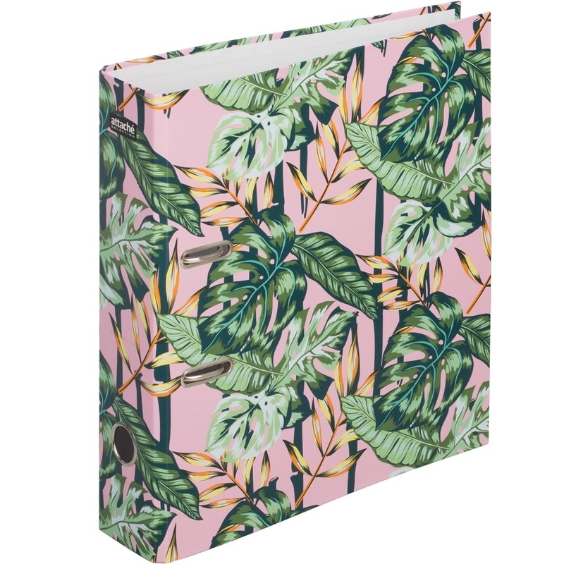 

Папка-регистратор Attache Flamingo Jungle, 75 мм, Selection, Разноцветный