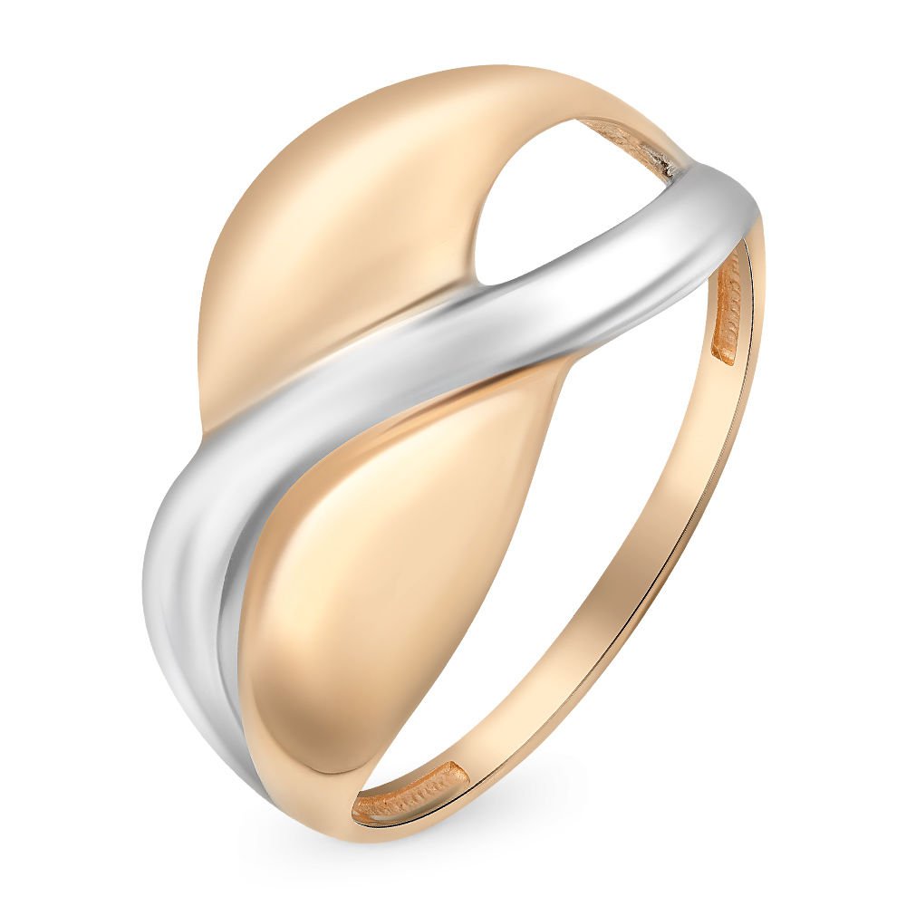 

Кольцо женское из красного золота без вставки 585Gold 301009417, р, 301009417