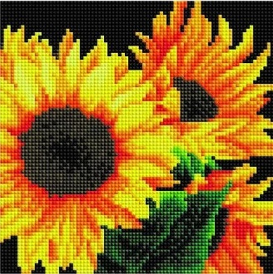 

PaintBoy Алмазная вышивка Подсолнечники UC216, 20x20 см