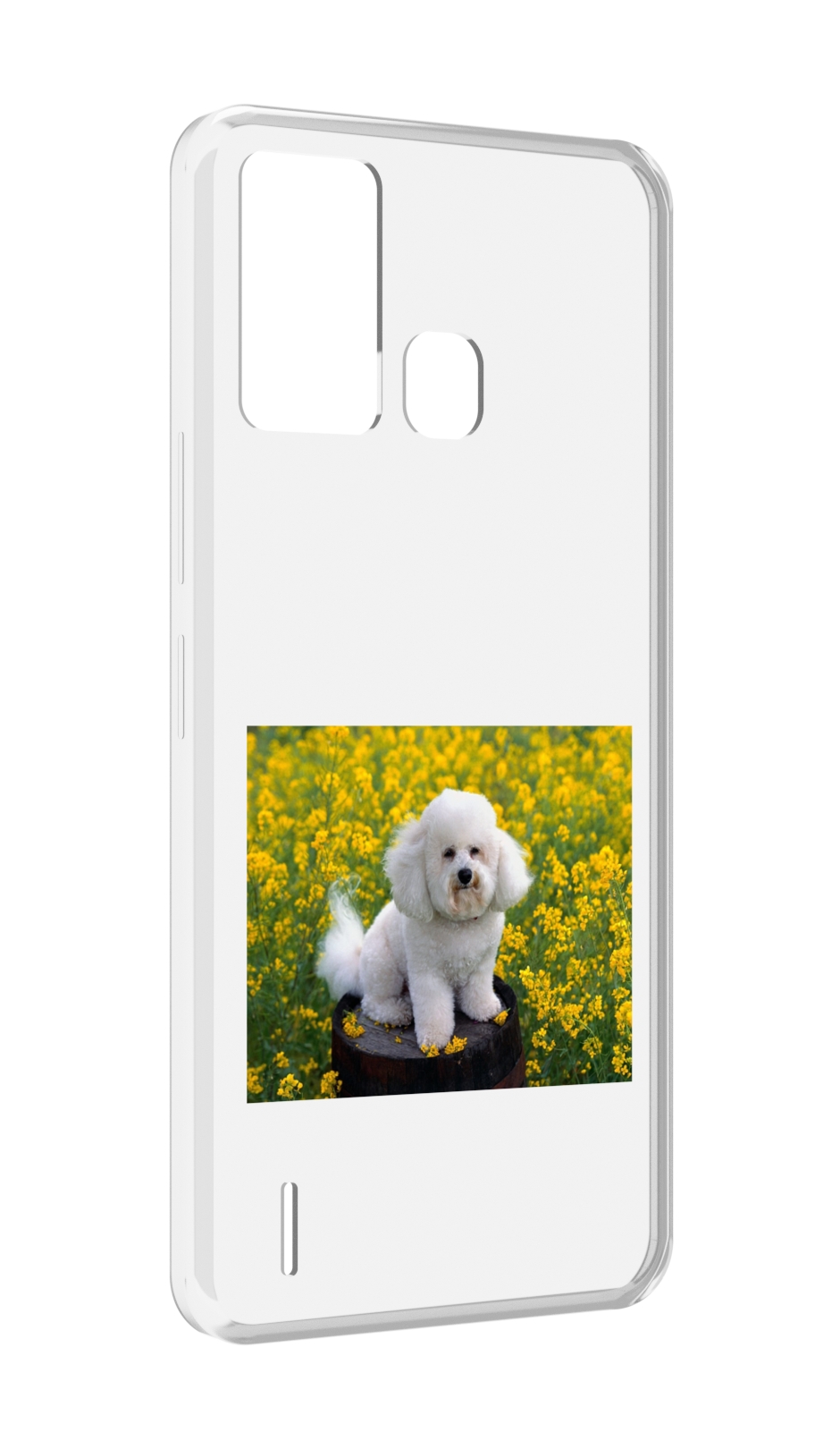 

Чехол MyPads пудель белыи для ITEL S16 / ITEL Vision 1 Pro, Прозрачный, Tocco