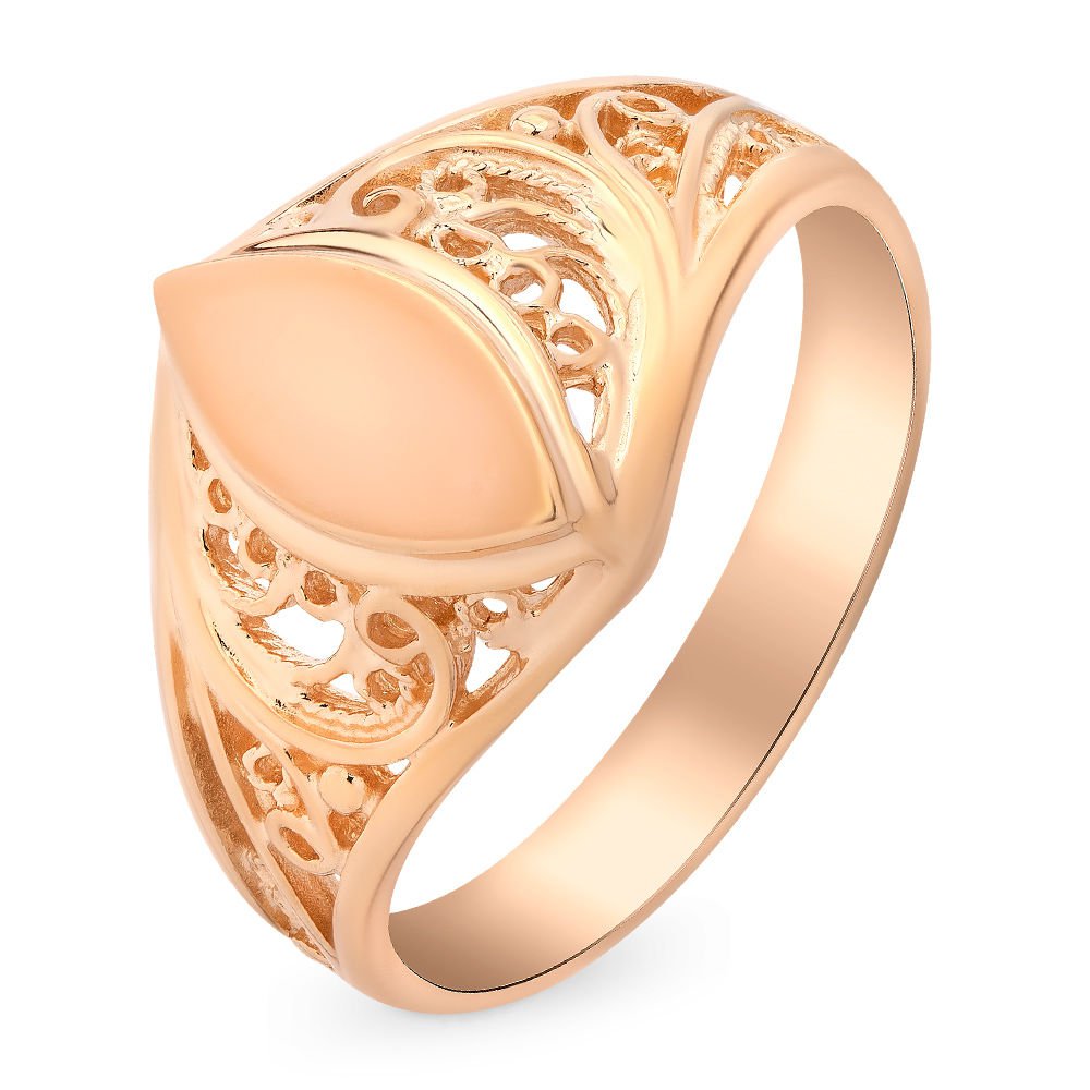 

Кольцо женское из красного золота без вставки 585Gold 401004700, р. 20,5, 401004700