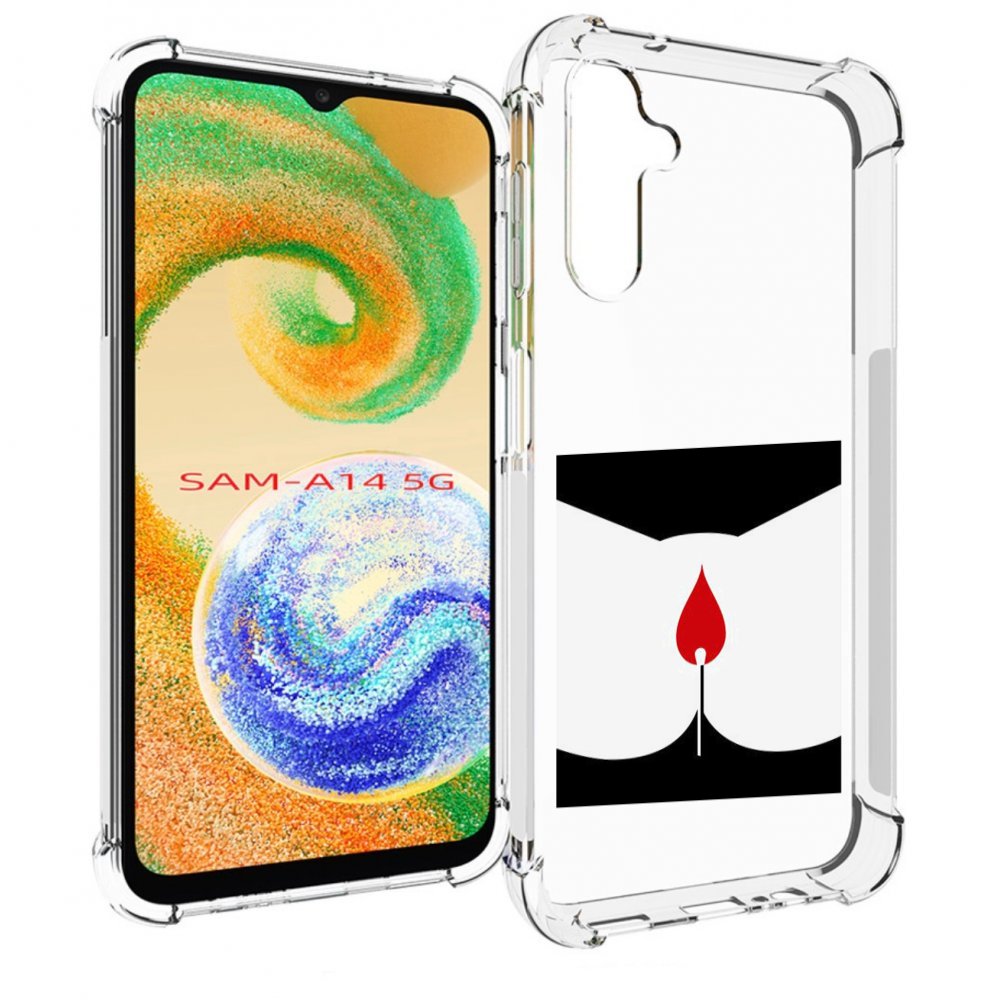 

Чехол MyPads спичка горит для Samsung Galaxy A14 5G, Прозрачный, Tocco