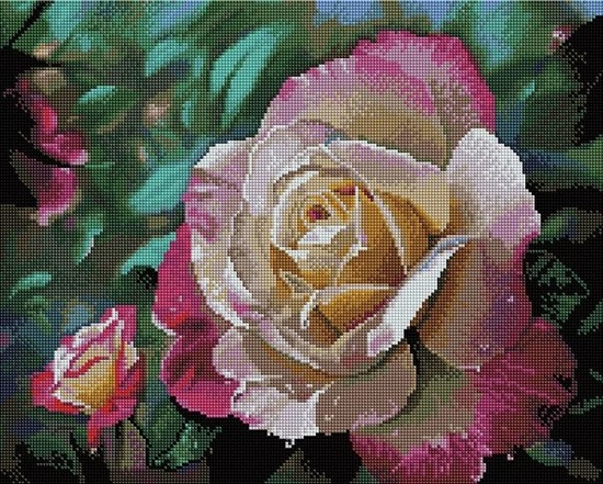

PaintBoy Алмазная вышивка Роза в цвету UA397, 40x50 см