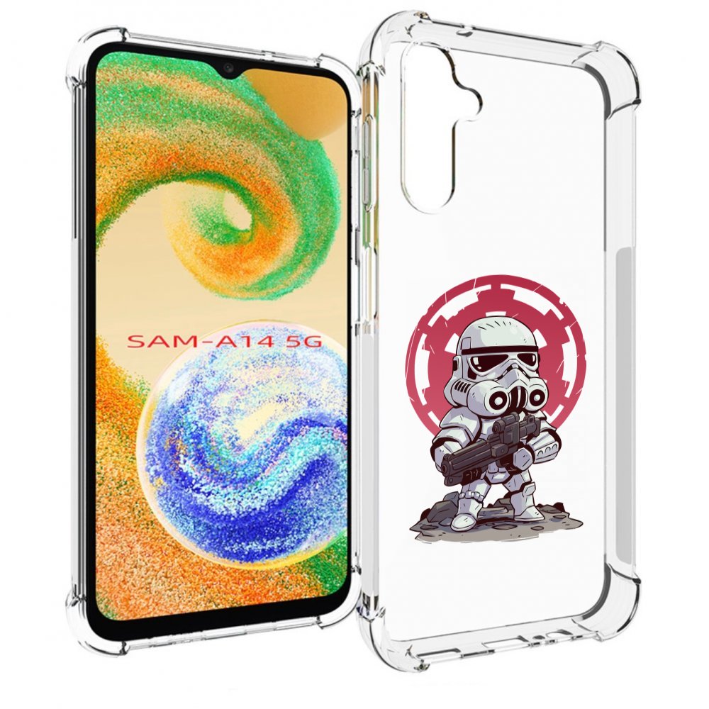 

Чехол MyPads солдат-из-старварс для Samsung Galaxy A14 5G, Прозрачный, Tocco