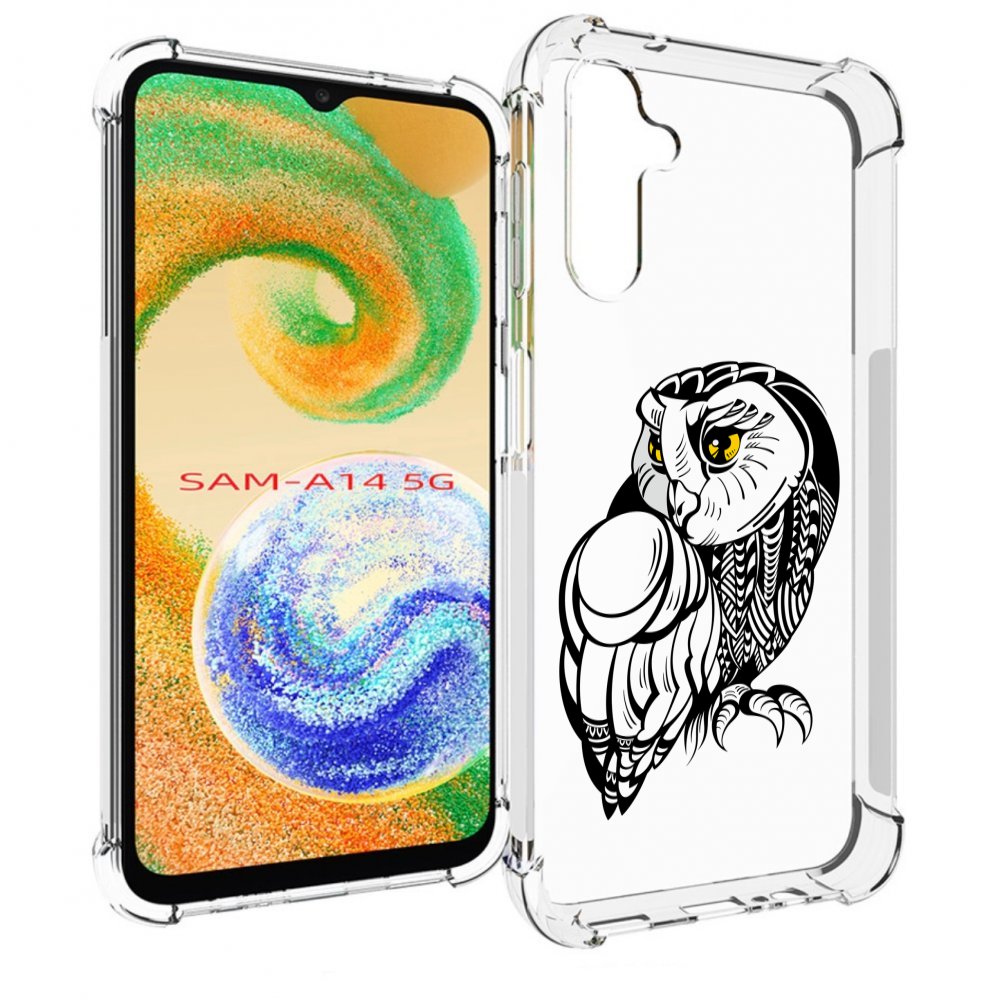 

Чехол MyPads сова-красотка для Samsung Galaxy A14 5G, Прозрачный, Tocco