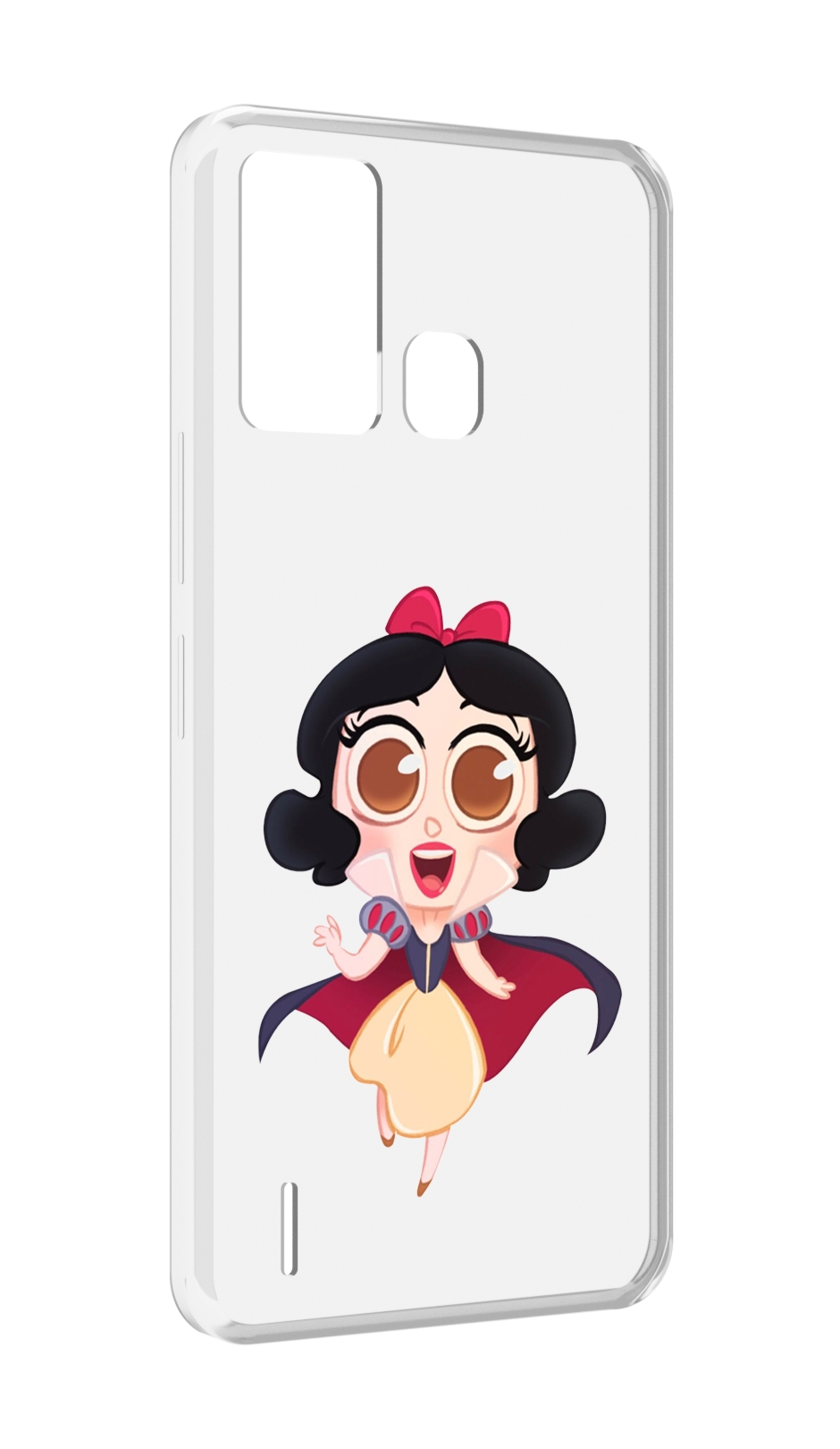 

Чехол MyPads принцеска-нарисованная женский для ITEL S16 / ITEL Vision 1 Pro, Прозрачный, Tocco