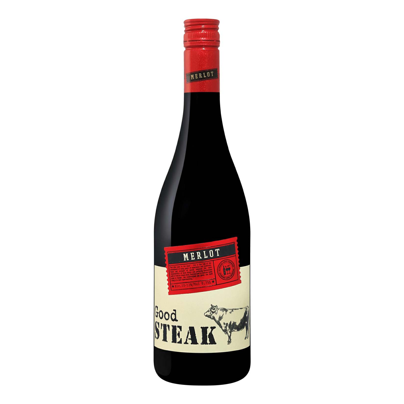 

Вино Good Steak Merlot красное сухое 10-12% 0,75 л Россия