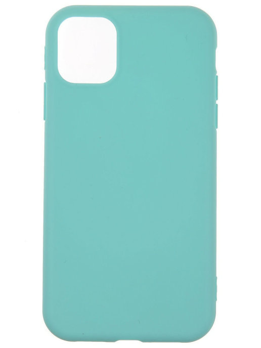фото Чехол накладка для iphone 12 pro с подкладкой из микрофибры / для айфон 12 про / бирюзовый qvatra