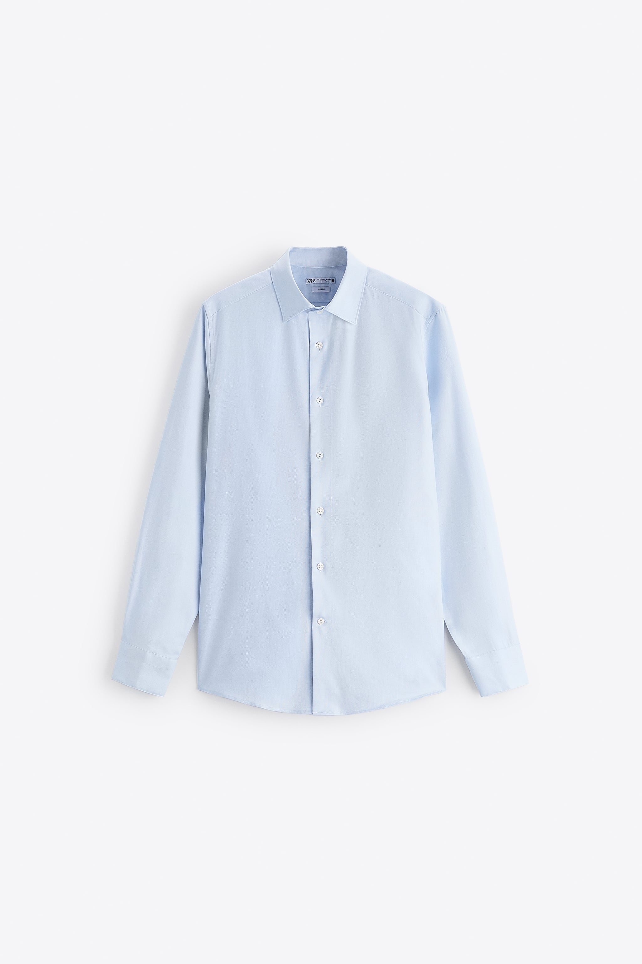 

Рубашка мужская ZARA 05588817 голубая M (доставка из-за рубежа), Голубой, 05588817