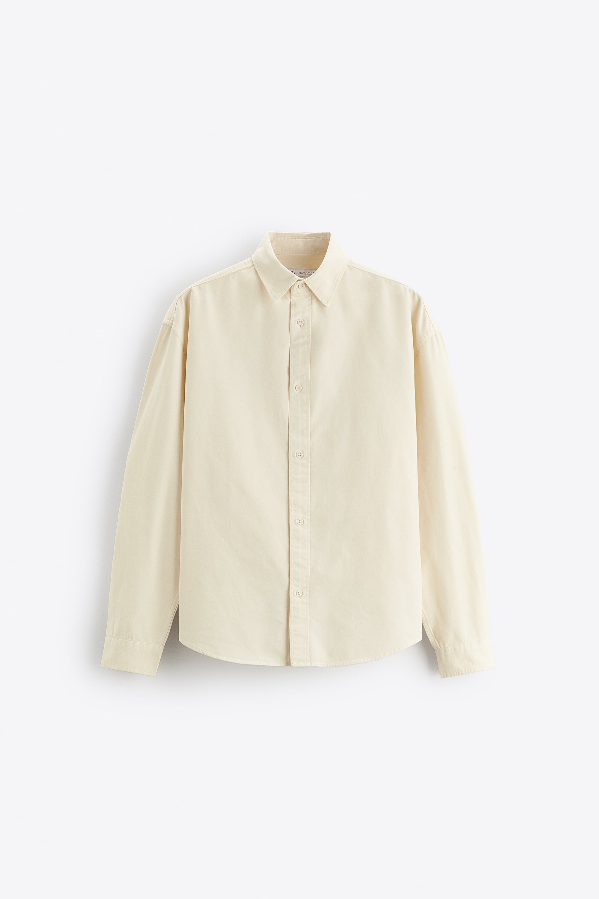 

Рубашка мужская ZARA 01063451 бежевая S (доставка из-за рубежа), Бежевый, 01063451