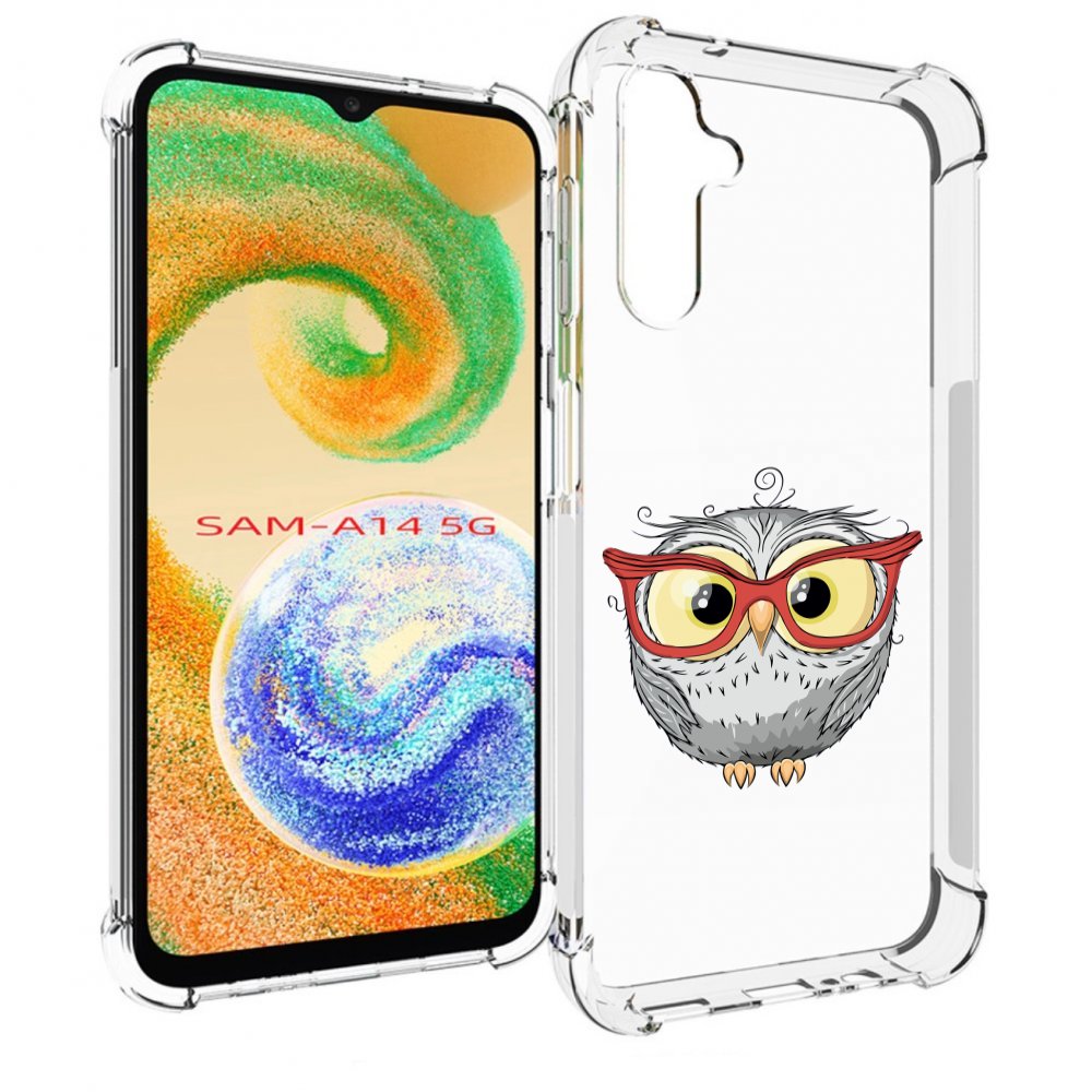 

Чехол MyPads сова-в-красных-очках для Samsung Galaxy A14 5G, Прозрачный, Tocco