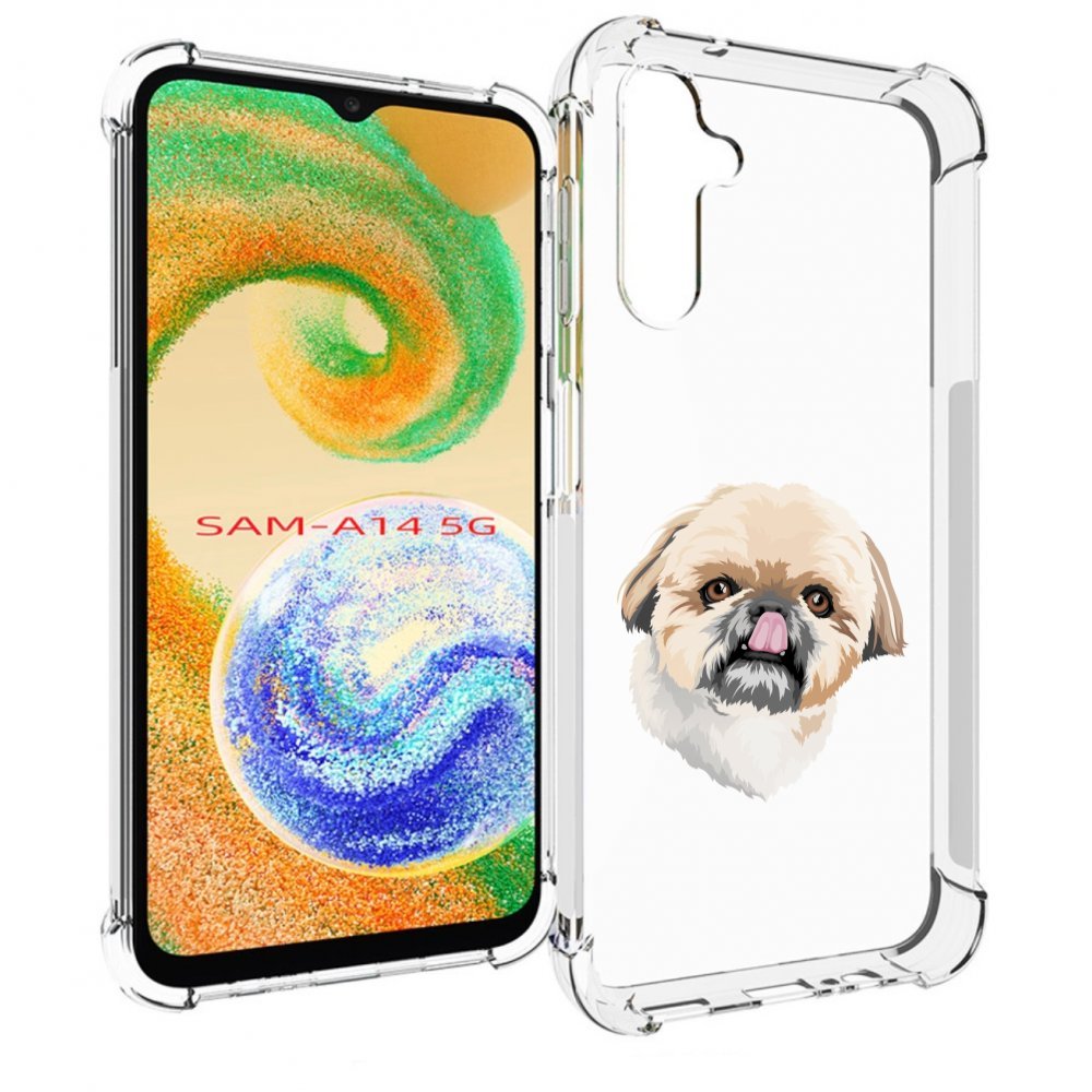 

Чехол MyPads собачка-с-язычком для Samsung Galaxy A14 5G, Прозрачный, Tocco