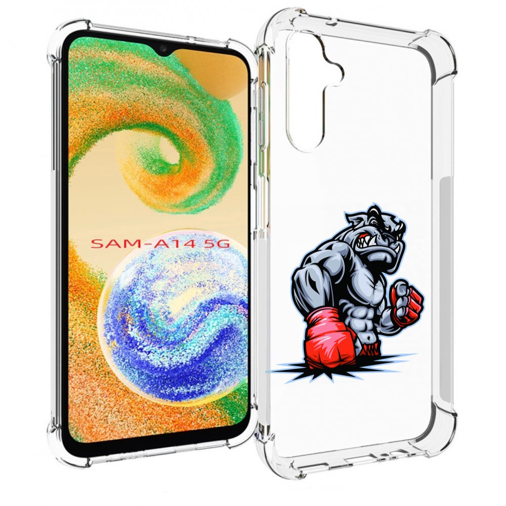 

Чехол MyPads собака-боксер для Samsung Galaxy A14 5G, Прозрачный, Tocco