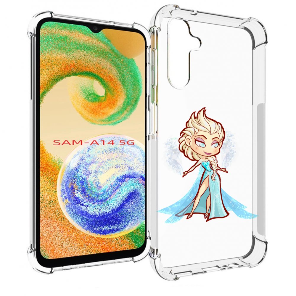 

Чехол MyPads снежная-принцесса женский для Samsung Galaxy A14 5G, Прозрачный, Tocco