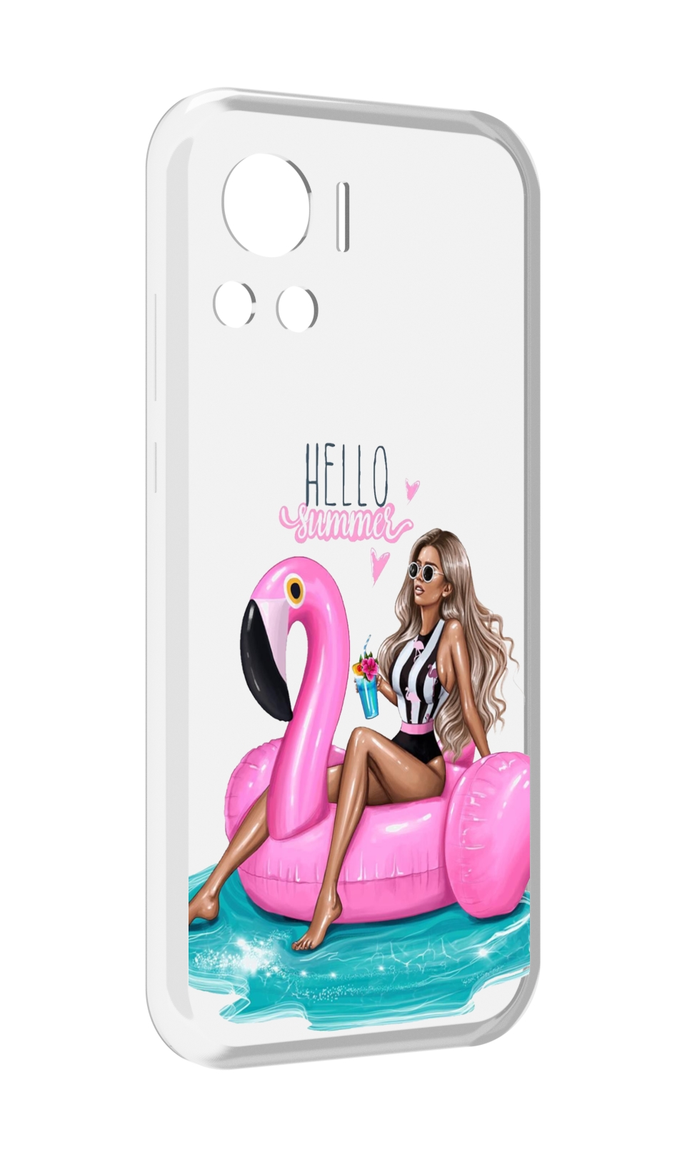 

Чехол MyPads Hello-summer для Motorola Edge 30 Ultra, Прозрачный, Tocco