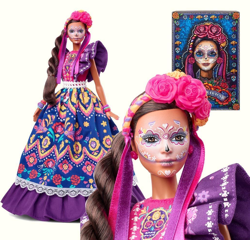 Кукла барби barbie dia de muertos