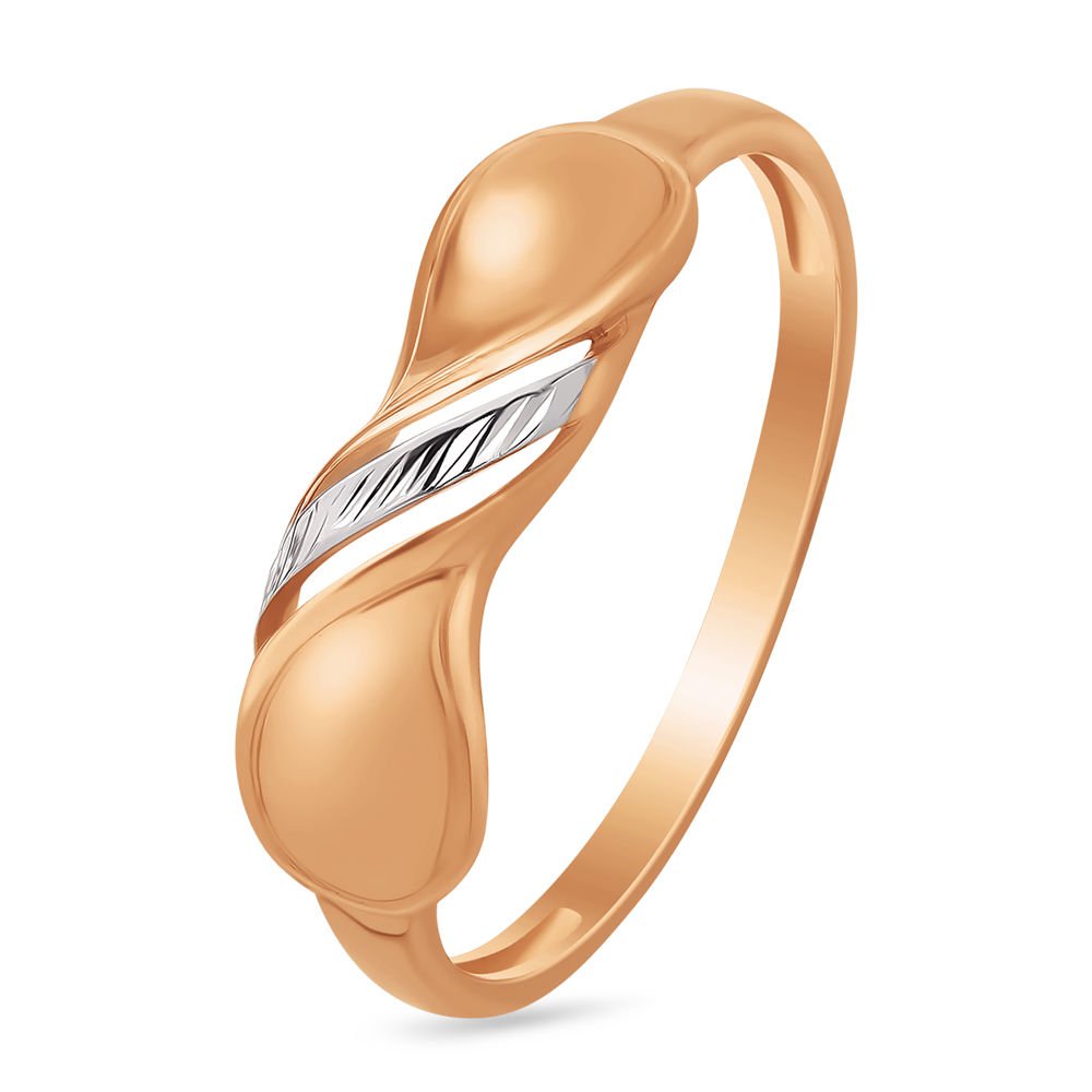 

Кольцо женское из красного золота без вставки 585Gold 401004712, р, 401004712
