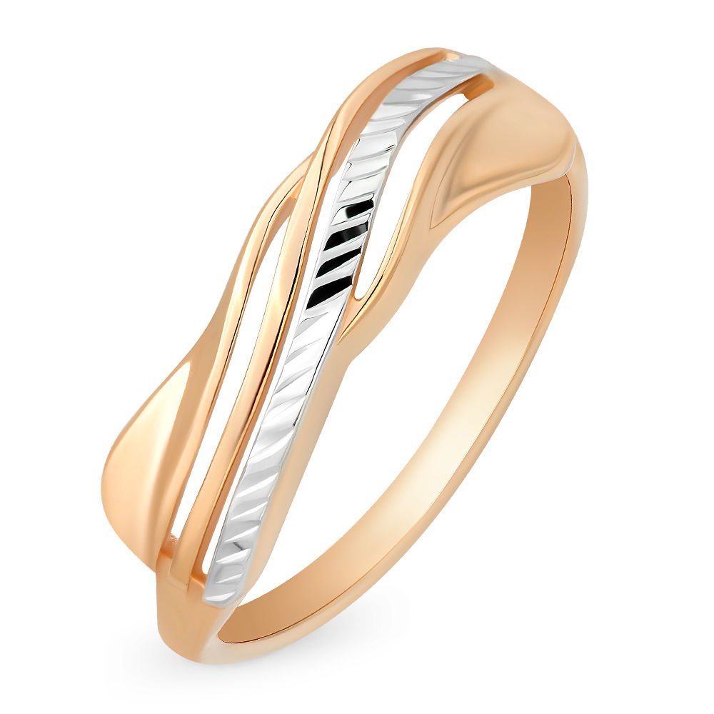 

Кольцо женское из красного золота 585Gold 401004727, р, 401004727