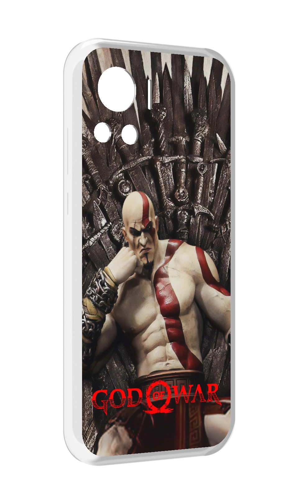 

Чехол MyPads God of War Кратос для Motorola Edge 30 Ultra, Прозрачный, Tocco